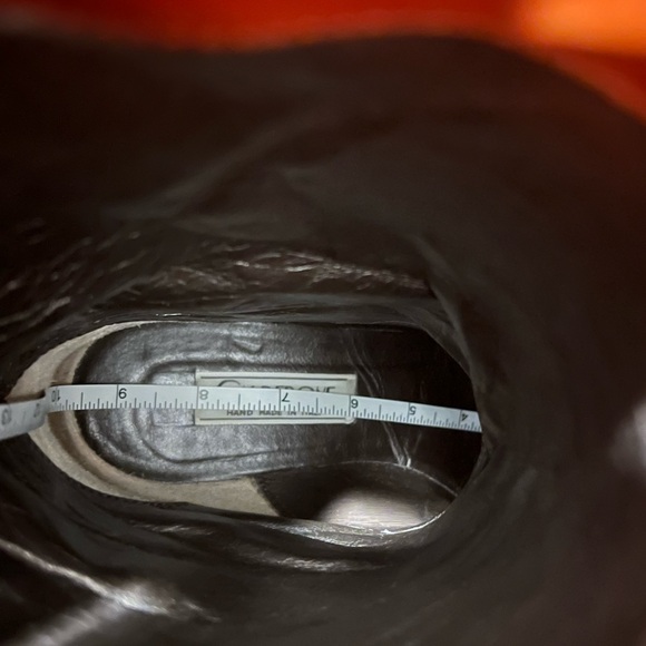 GOOD CONDITION CALDERONE MADE IN ITALY HIGH LEATHER BOOTS - 36.5 - Picture 10 of 13